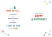 Picture of 6 BIRTHDAY WISHES CARD